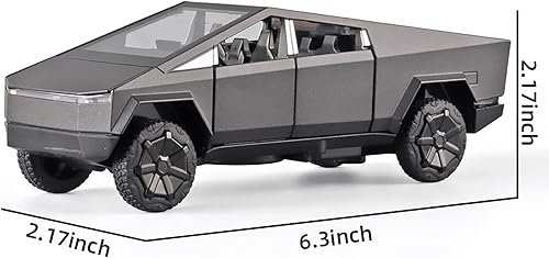 Miniatura 2 de 132 Diecast Mars Pickup Car ModelZinc Alloy Toy Carwith Sound and LightPull Backfor Kids Age 3 Year and UPGrey