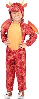 Riethmüller Kinder Kostüm Fleece Dragon - Karneval Kostüm & Faschingskostüm für Jungen & Mädchen - Verkleidung & Kinderkostüm