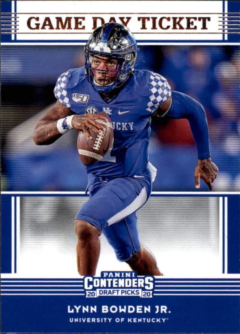 2020 Contenders Draft (NCAA) Football Game Day Tickets #32 Lynn Bowden Jr. Kentucky Wildcats Official Panini America Trading Card