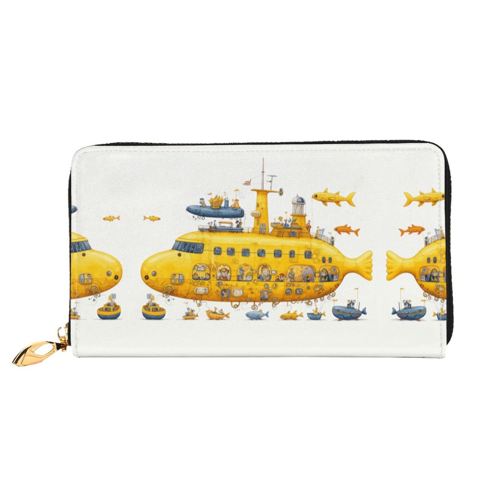 Portefeuille en cuir sous-marin femme : dites adieu aux sacs encombrés avec ce porte-monnaie fin - 6