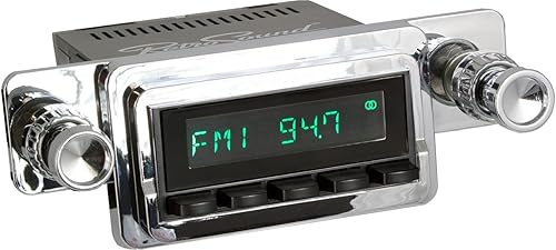 Miniatura 4 de Retro Manufacturing LB-125-04-74-B Radio de larga playa (1964-66 Ford Mustang)