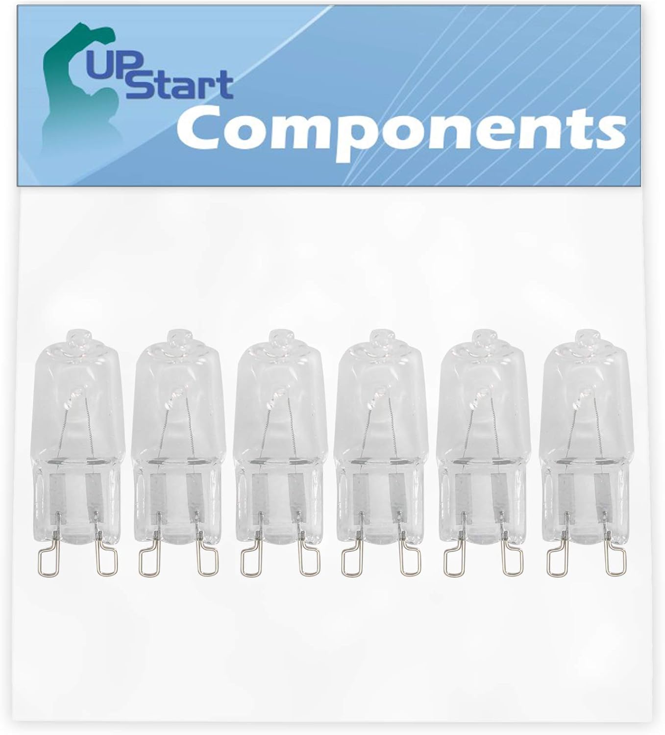 6Pack W10709921 Microwave Light Bulb Replacement for