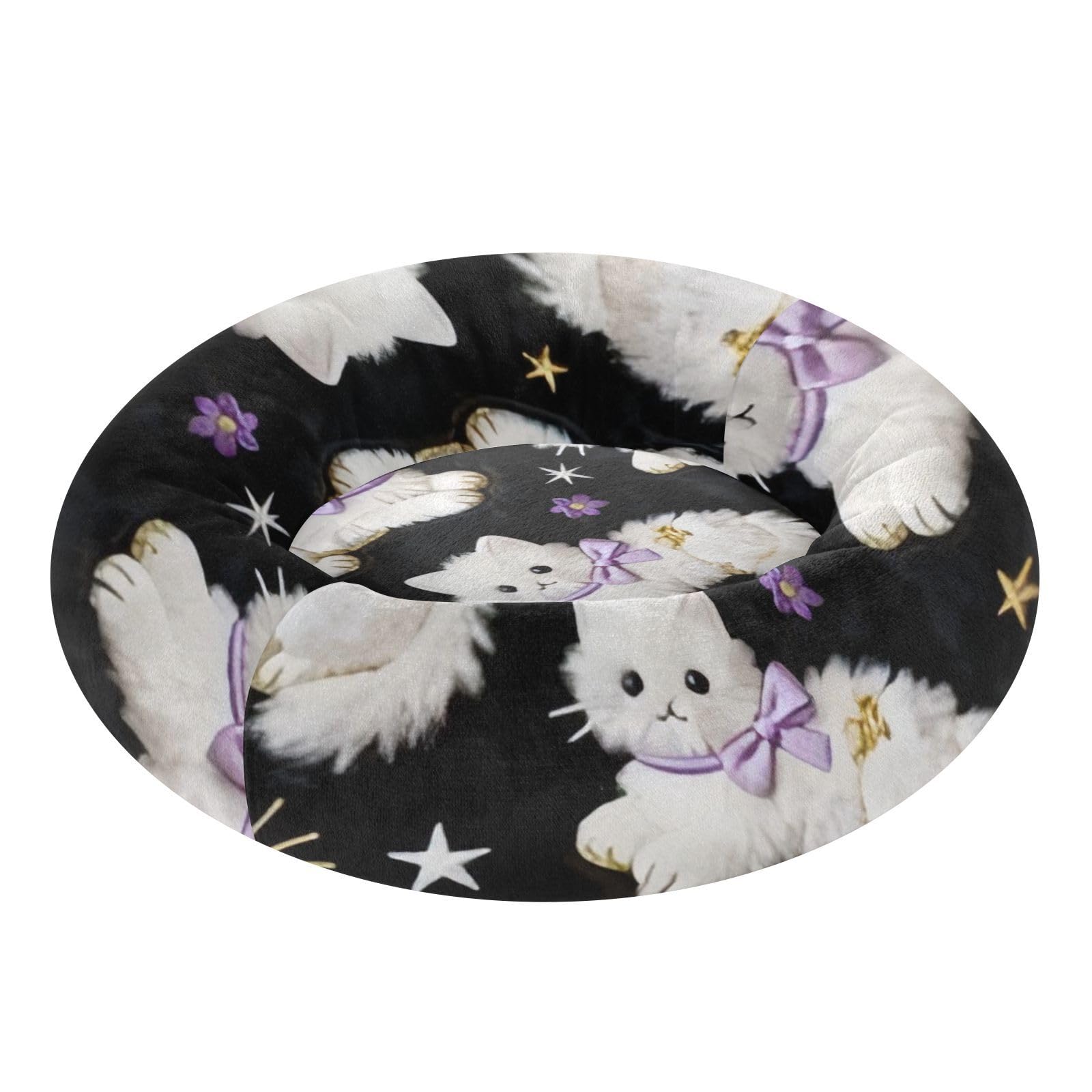 Lit pour chien et chat blanc pour petit animal stressé taille S