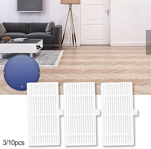 Miniatura 6 de JurwheeR - Filtro de repuesto para aspiradora robot MAMNV BR150/BR151, para ZCWA BR150/BR151 2 en 1 robot aspirador, piezas de filtro de vacío