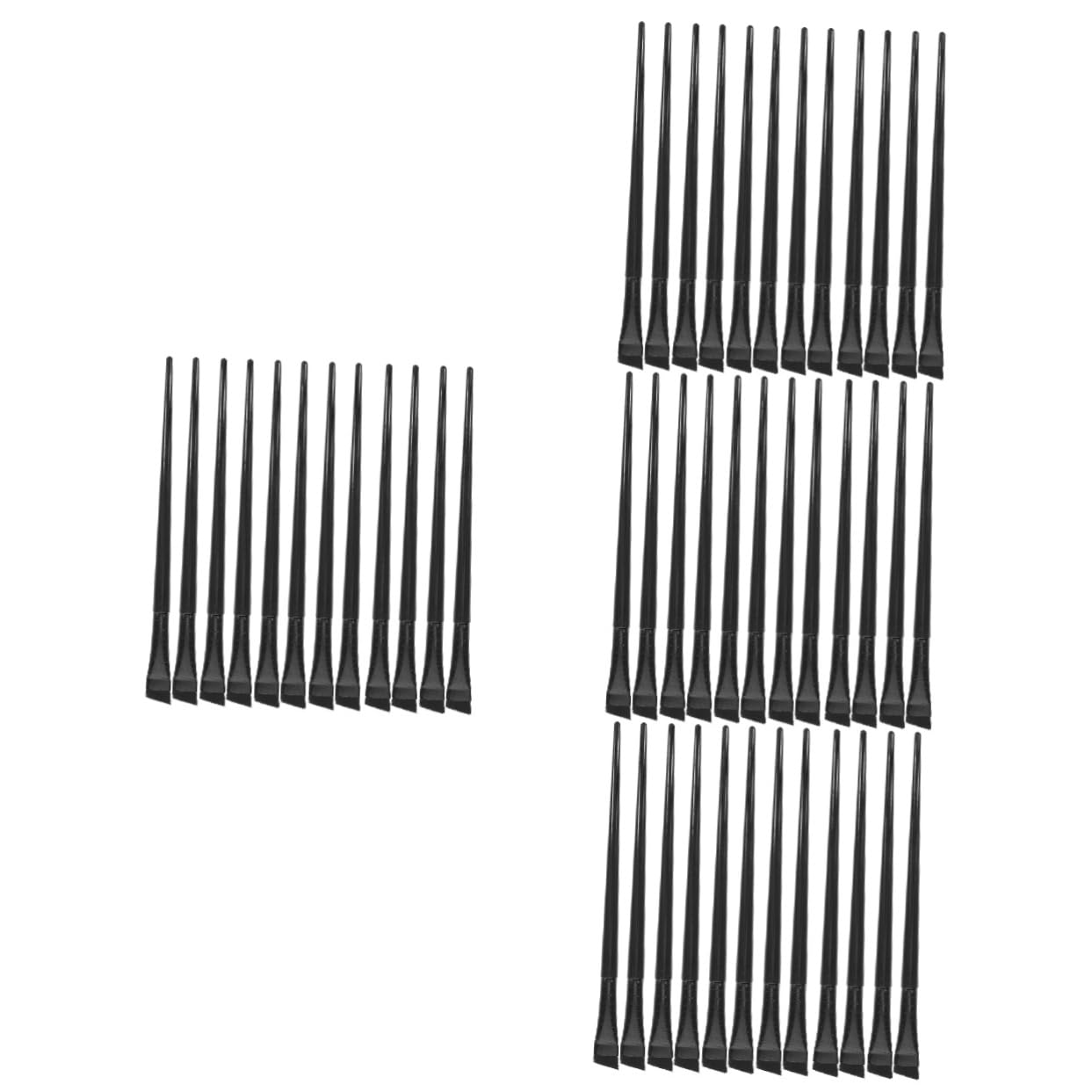 Healeved 48 Pezzi Pennello Per Eyeliner Pennello Per Ombretto Ombretto Per Trucco Pennello Piatto Per Correttore Pennello Per Sbavature Per Eyeliner Strumento Per Sbavature Per Eyeliner