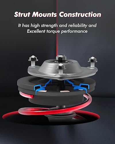 Miniatura 6 de cciyu Soporte de puntal delantero y reemplazo de cojinetes para Audi TT 2000-2006 para Audi TT Quattro