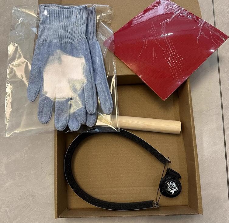 Table Tennis Rubber Cutter Bow Knife Precision Blade with Curvature Adjustment Safe Cutting Tool for Ping Pong Paddles