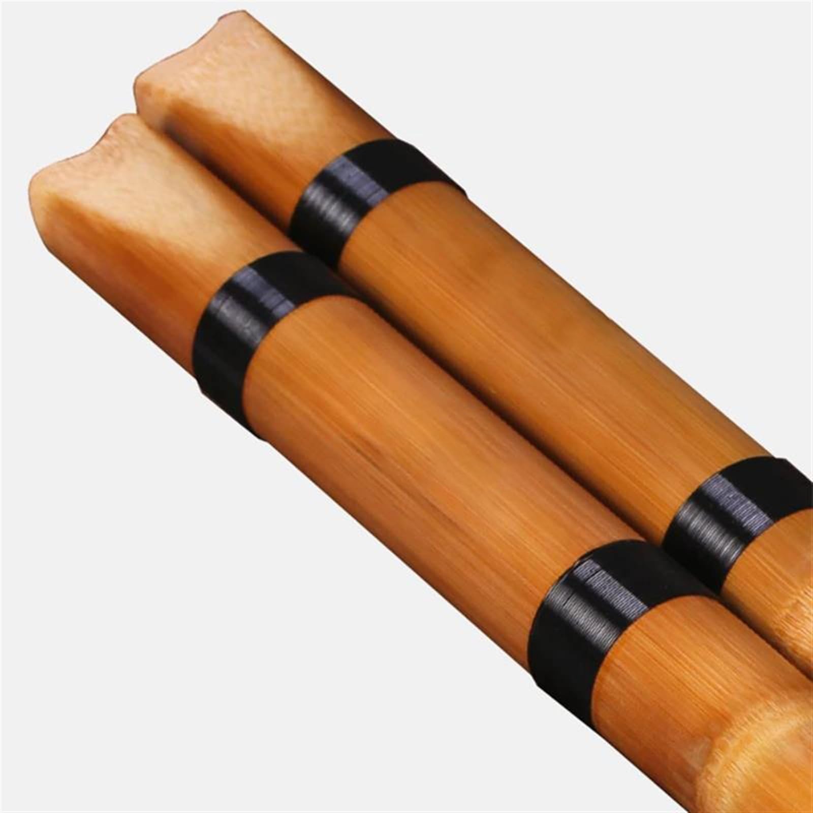 Professionelle Bambusflöte Handgefertigte Natürliche Weiße Bambusflöte Shakuhachi Chiba Kurze Flöte Xiao Für Brginner Chinesisches Traditionelles Musikinstrument (Color : Brown)