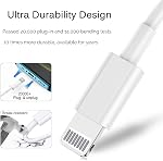 IPhone Câble d'éclair du cordon de chargeur (Apple MFi certifié) 6/6/10ft paquet de 3 iPhone Câble Chargeur d'Apple Long Câble pour iPhone 13 13 Pro 12 Pro 11 SE Max XS XR X, iPad Mini Air, iPod, AirPod