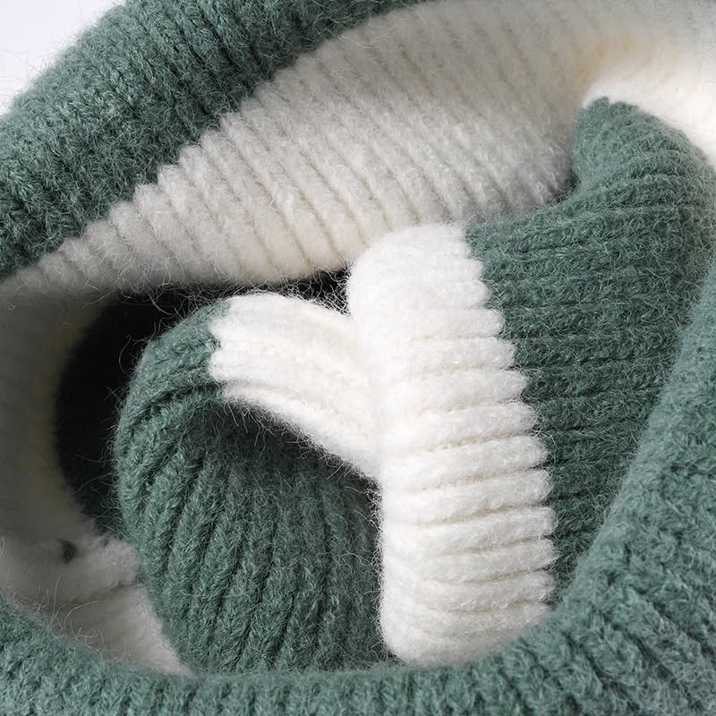 Warm Ladies' Cold Hat Thickened Casual Woolen Striped Knitted Hats