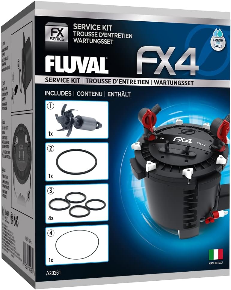 FX4 Service Kit, Aquarium Canister Filter Maintenance Kit