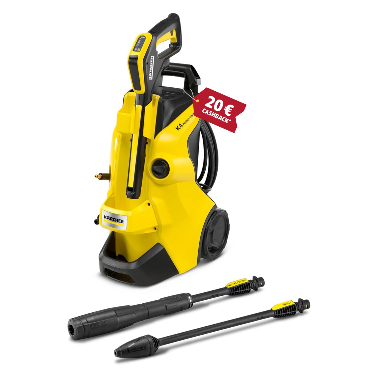 Kärcher Hochdruckreiniger K 4 Power Control: Clevere App-Unterstützung - die passende Lösung für stärkere Verschmutzungen