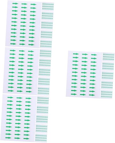 4pcs 5 Floor Decals Blue Label Round Labels Adhesive Labels Floor Sticker Impresora De Sticker Self-Adhesive Decals Arrow Decals Arrow Signs