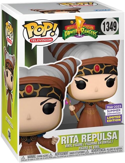 Miniatura 2 de Pop Television Mighty Morphin Power Rangers Rita Repulsa SDCC Summer Convention Limited Edition Figura de vinilo