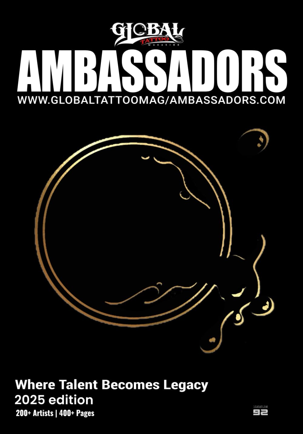Global Tattoo Magazine-Ambassadors Edition (Global Tattoo Magazine "10th anniversary")      Paperback – December 23, 2025