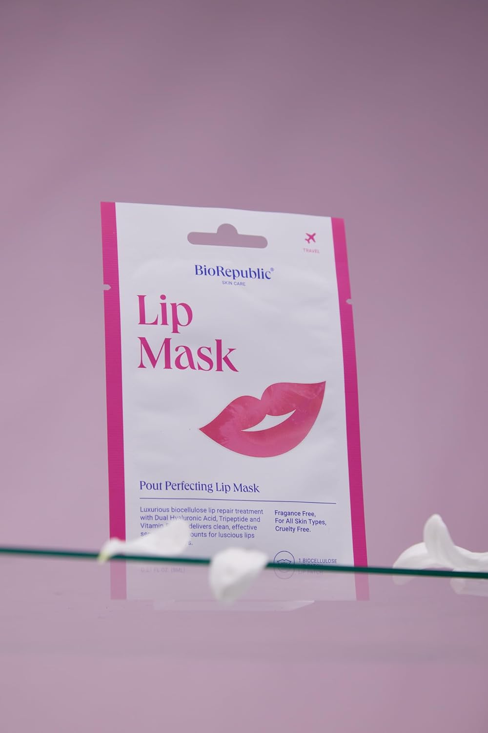 BioRepublic Skincare Moisturizing Lip Mask - Pucker Up Pout Perfecting Lip Mask - Smoothes & Conditions Lips - Pack of 12