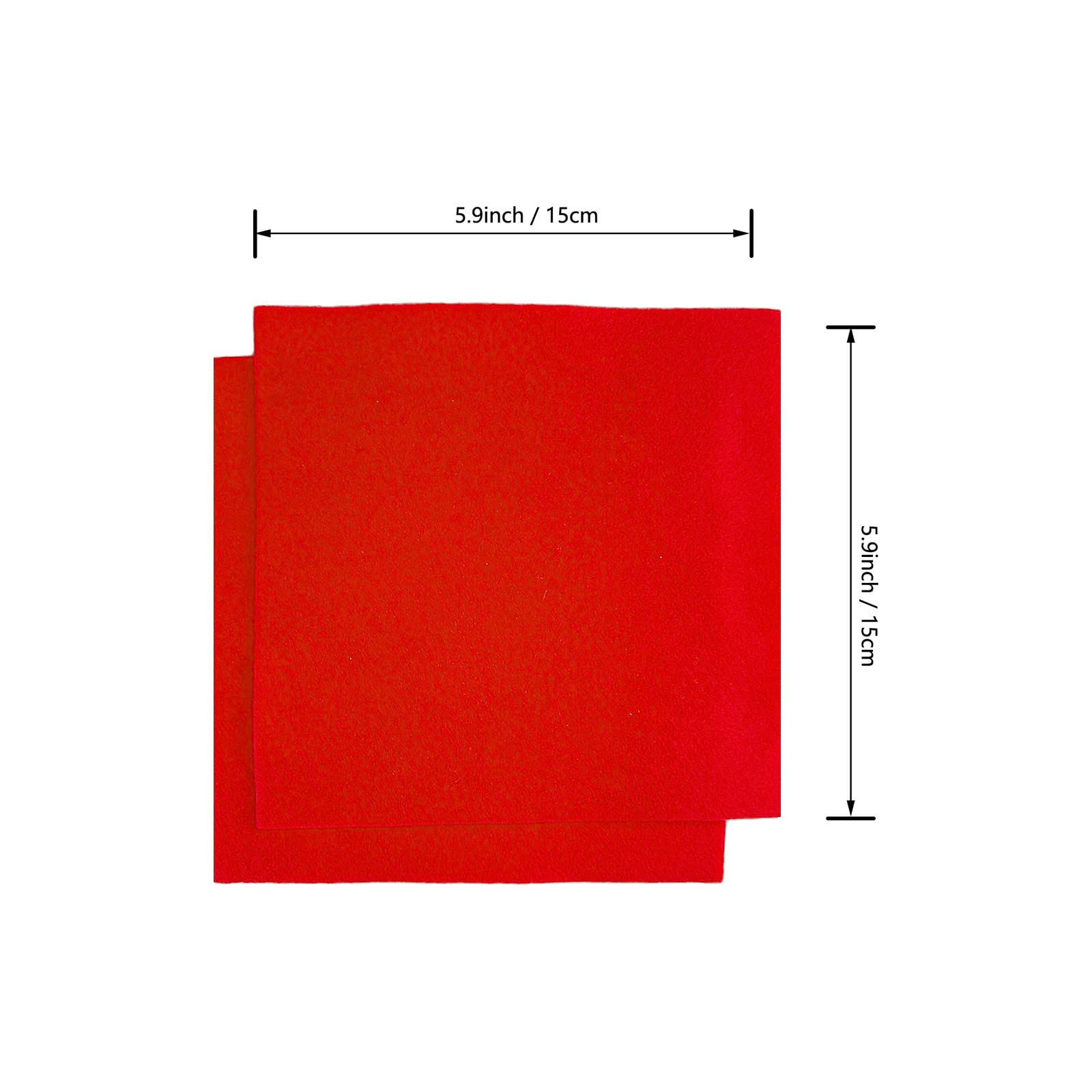 Jtnohx Vilt, 1,4 mm dik knutselvilt, 90 x 90 cm viltstof, zachte kleur