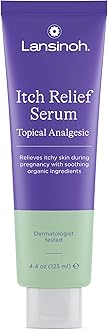 Lansinoh Anti-Itch Serum for Pregnant Moms, Itchy Skin Care, Cream for Pregnancy, Prenatal & Postnatal Skin Care, Safe for First Trimester, Pregnancy Essentials, 4.4 Ounces