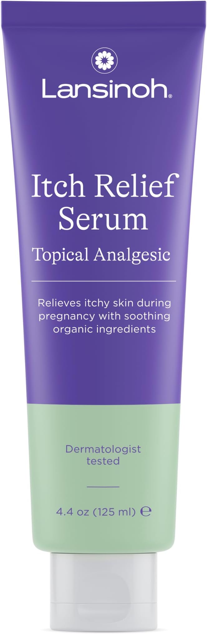 Lansinoh Anti-Itch Serum for Pregnant Moms, Itchy Skin Care, Cream for Pregnancy, Prenatal & Postnatal Skin Care, Safe for First Trimester, Pregnancy Essentials, 4.4 Ounces