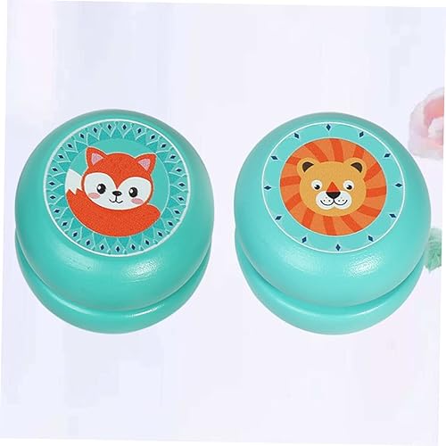 Miniatura 2 de 2 unids Principiante Yo Yo Principiante Diversión Niños Mariquita Yoyo Niños Pequeños Niños de Madera Animal Antiguo Pequeño Rodamiento de Madera