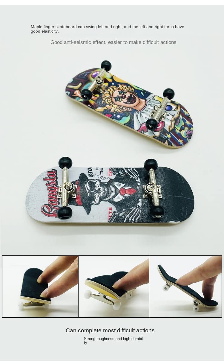 Pro Fingerboard 30 Mm - Volledig Houten Esdoorn Mini-vingerskateboard Pro Fingerboard 30 Mm - Volledig Houten Esdoorn Mini-vingerskateboard