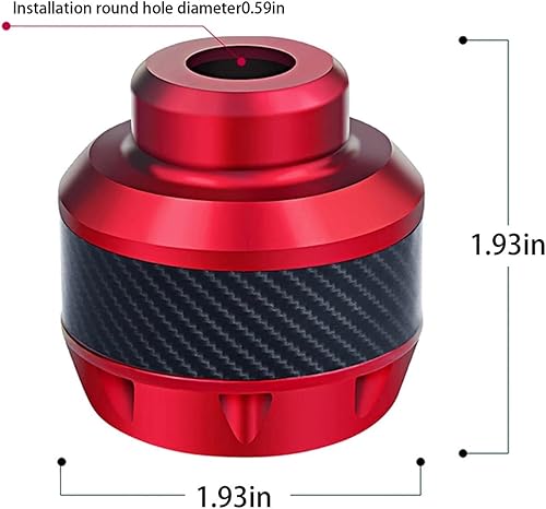 Miniatura 2 de Aluminum Universal Motorcycles Falling Protector Front Sliders Compatible with 250 Accessories TRK 502X Xmax 250 Xj6 (Color  Red)