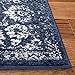 SAFAVIEH Adirondack Collection Area Rug - 9' x 12', Navy & Ivory, Oriental Distressed Design, Non-Shedding & Easy Care, Ideal for High Traffic Areas in Living Room, Bedroom (ADR109N)