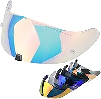 Vista 1 de Visera para Casco Compatible con T520 ST1400 para Motocicleta, Visor R1 Air para Cara, Protector de Casco, Accesorios de Reemplazo, Visera para Rojo