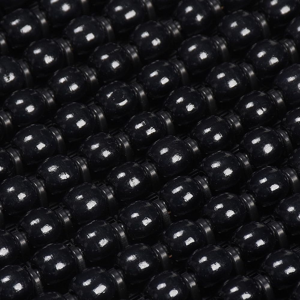 Blueshyhall Funda de asiento de coche con masaje, 1 pieza Cool Transpirable Fundas de Asiento de Coche Delanteros Asiento Delanteros Cuentas de Madera Cojín Universal Masaje para Coche Oficina (Negro)
