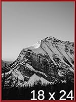 Vista 34 de Frame It Easy Marco de metal rojo de 24 x 36 pulgadas (Hanover)