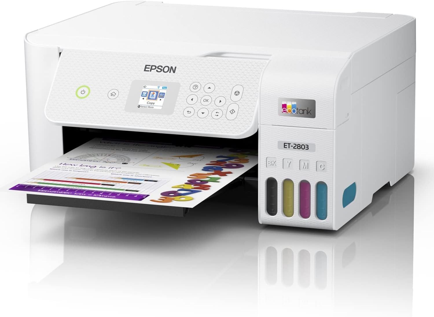 Buy Epson EcoTank ET2803 AllinOne Supertank Wireless Color Inkjet