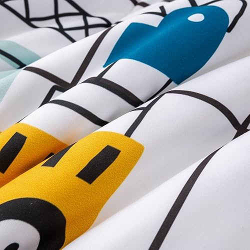 Miniatura 8 de Feelyou Juego de edredón de camión de construcción, tamaño individual, para niños, maquinaria, camión, excavadoras, vehículos, edredón para niños y