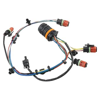 Rear Fuel Injector Wiring Harness Compatible with Volvo D13 Engine Injector Harness Mack Mp8 Replaces 24476465 23502054