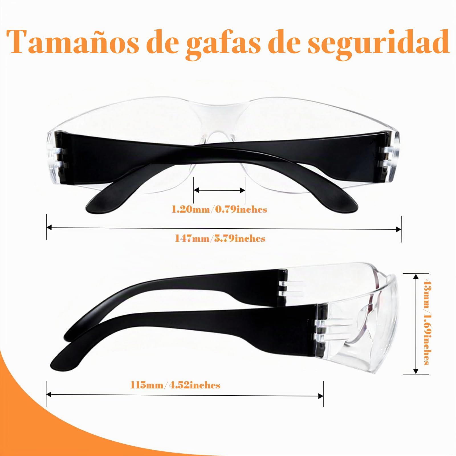 BIRDDIE Paquete de 10 gafas de seguridad, antivaho envolventes de seguridad para el trabajo, bricolaje y al aire libre para el trabajo, bricolaje, tiro y actividades al aire libre