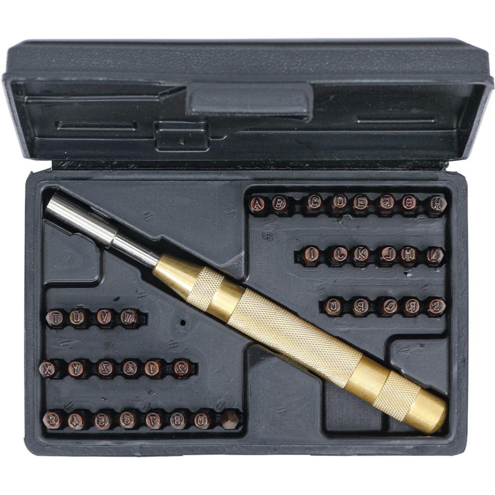 POINTEAU AUTOMATIQUE, LETTRES ET CHIFFRES A FRAPPER DE 4 mm