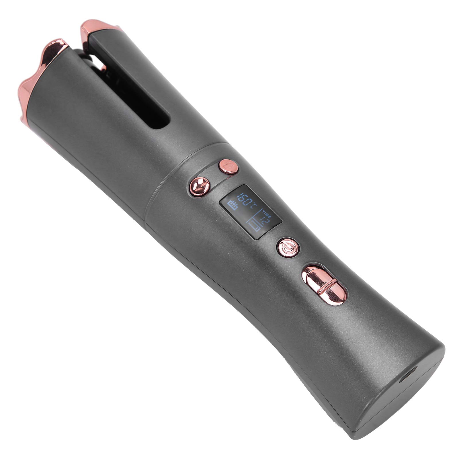 Automatyczna Lokówka USB Akumulator Bezprzewodowy LCD 6 Biegów Lokówka do Włosów Lokówka do Włosów Automatyczne Obracanie o 360 Stopni Inteligentna Lokówka Zmniejsza Kędzierzawienie Włosów