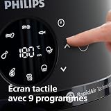 Philips Airfryer 2000 Series – Freidora Clásica 6,2L con Ventana, Tecnología RapidAir, 13 Modos de Cocinado, 90% Menos Grasa, Fácil Limpieza, Pantalla Táctil, Ahorro Energético (NA230/00) - 5