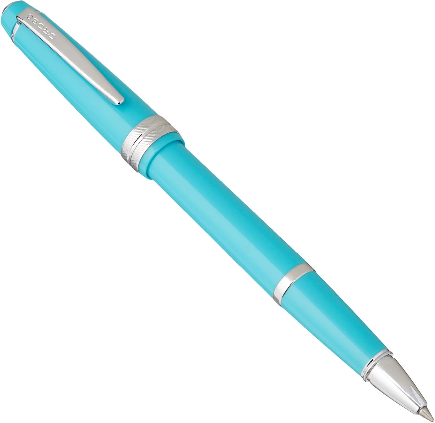 Cross Bailey Light Polished Resin Refillable Gel Ink Rollerball Pen, Medium Rollerball, Includes Premium Gift Box - Teal