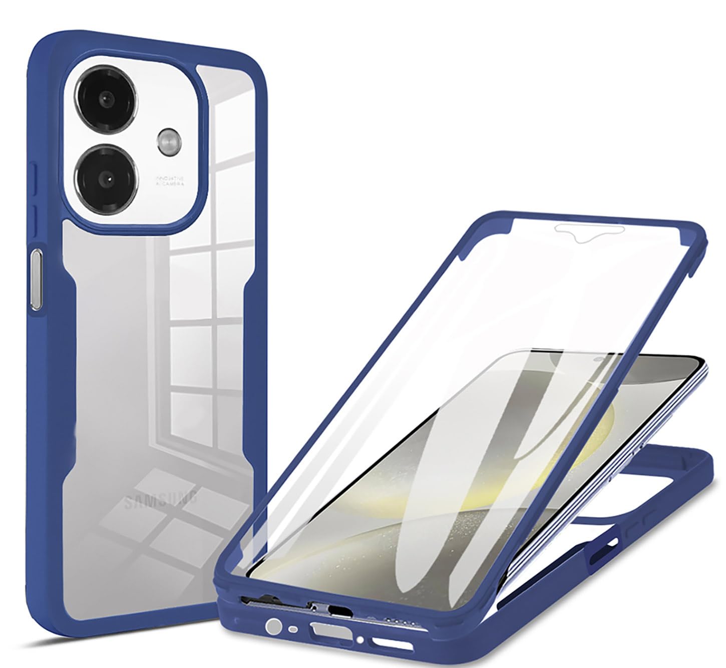 ILING Handyhülle Für Oppo A40/A60 – Transparent & Stoßfest Mit Displayschutz
