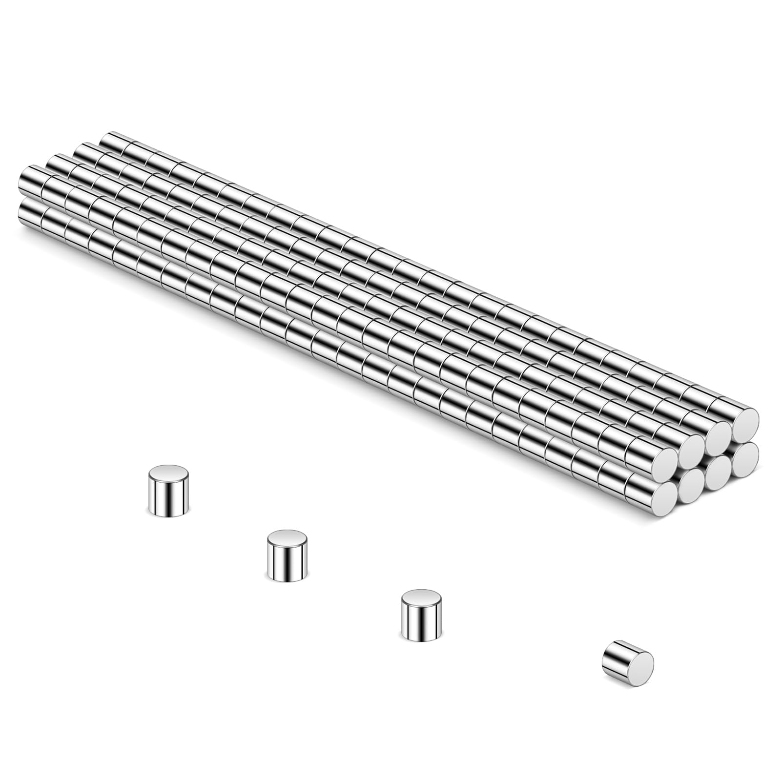 Wukong N45 5x2mm Mini Stark Magnete, 80 Stück Neodym Magnete Klein Aber Stark für Kühlschrank, 3D Drucker, Modell und DIY-Projekt