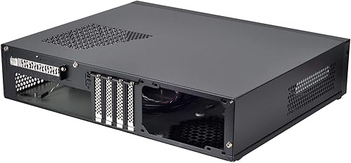 Miniatura 4 de Silverstone Milo ML04 Puerta delantera de aluminio/cuerpo de acero Micro ATX Media Center/HTPC Case, SST-ML04B
