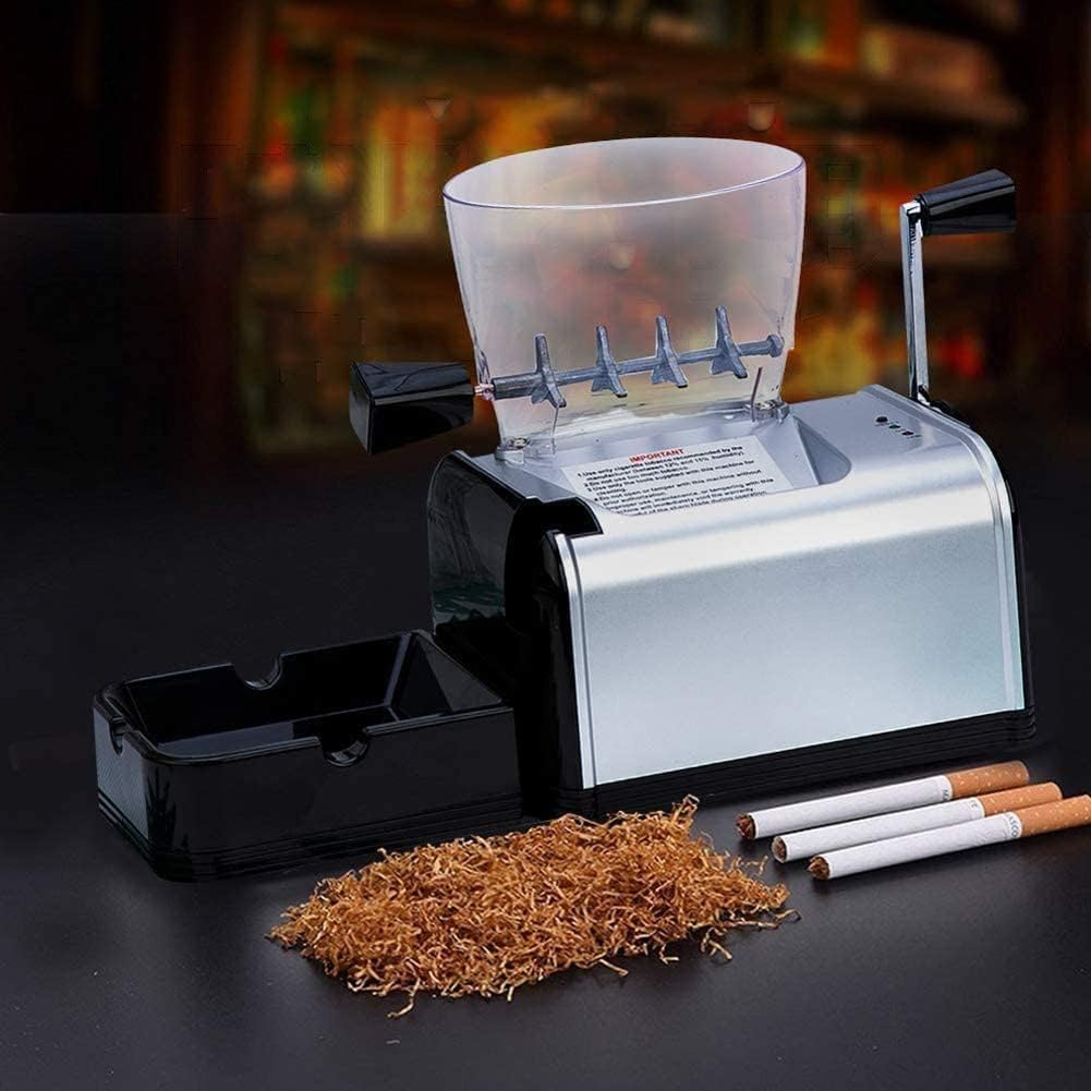 Electric Automatic Cigarette Rolling Machine with Hopper for King Size Tubes.