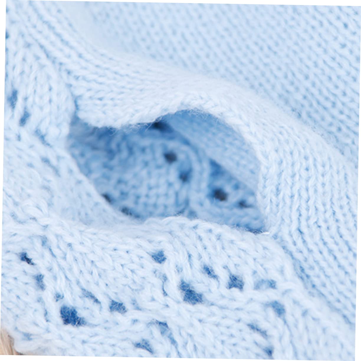 Didiseaon 3pièces Pull Printanier pour Chien Et Chat Vêtement Doux Laine pour Chiens Et Robe Adorable à Deux s Bleu