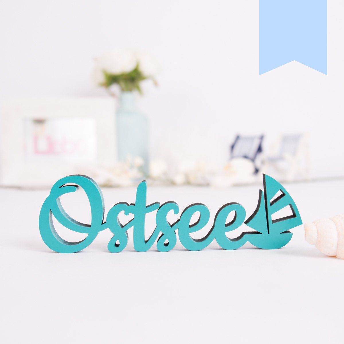 KLEINLAUT 3D-Schriftzug „Sterneküche“ – 25 X 4,3 Cm, In 32 Farben, Pastell Grün