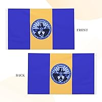 Vista 7 de Bandera de Southampton de doble cara, bandera de Nueva York, de 3 x 5 pies, banderas para exteriores, banderas decorativas duraderas para interiores