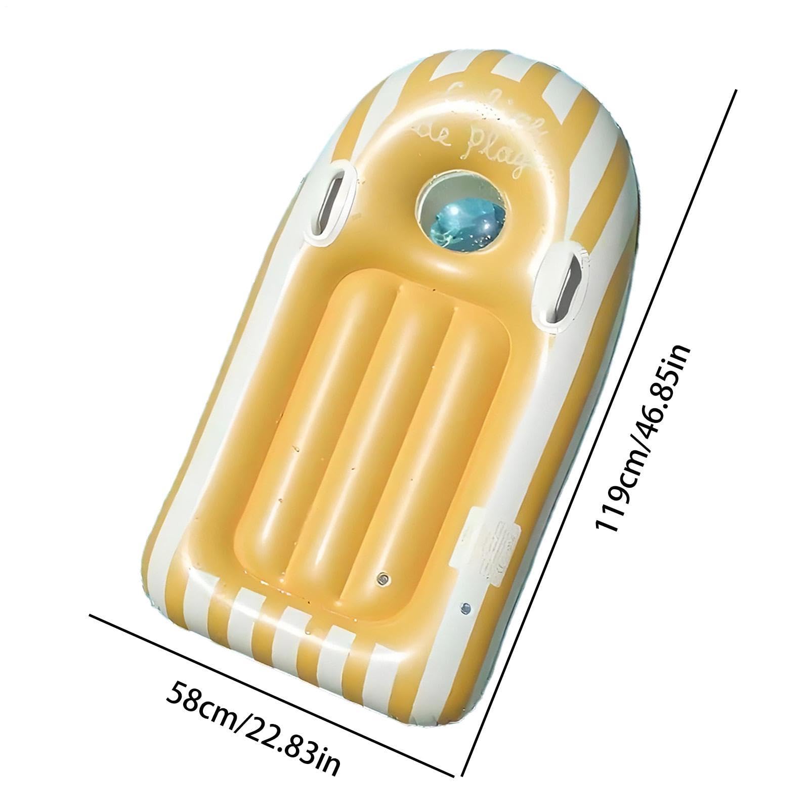 Tavola da Nuoto - Surfboard gonfiabile galleggiante portatile con maniglia - Giochi da spiaggia per bambini | per vacanze estive viaggi laghi acqua surf surfing giochi attività sportive