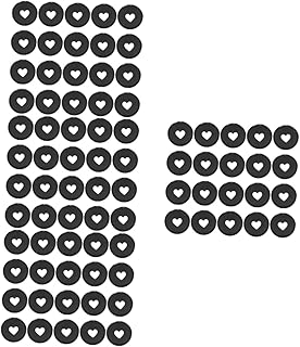 VILLCASE 80 Peças De Fichário De Buraco De Cogumelo Anéis De Fichário De Papel Anéis De Fichário Discos De Fichário Disco De Fichário De Documentos Notebook De 3 Argolas Memorando De