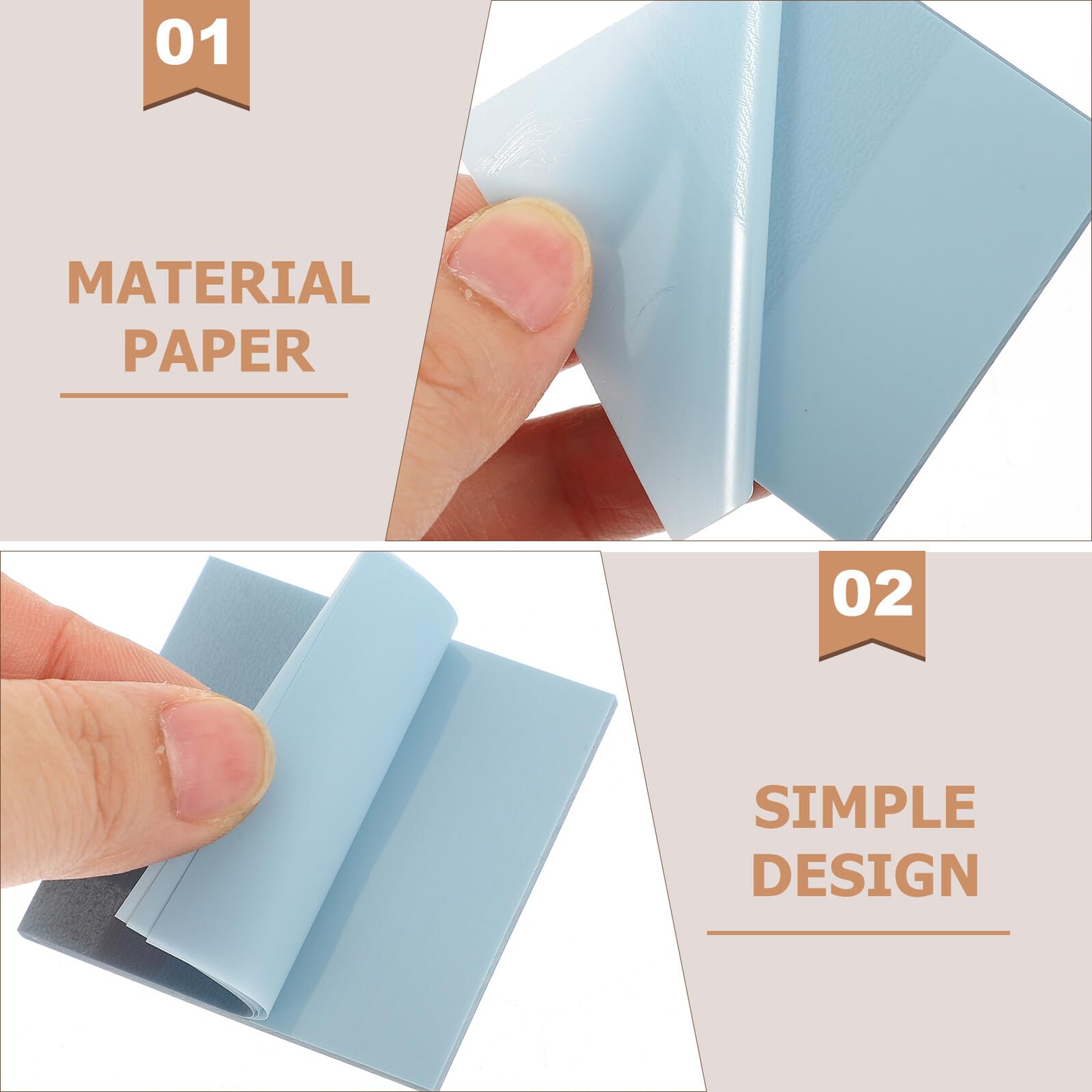 24 Set 6 Set Blocchi Note Adesive Rimovibili 600 Pezzi, Foglietti Adesivi Promemoria Colorati Trasparenti Rotondi e Quadrati, Pratici Blocchi per Appunti Scolastici e Ufficio, per