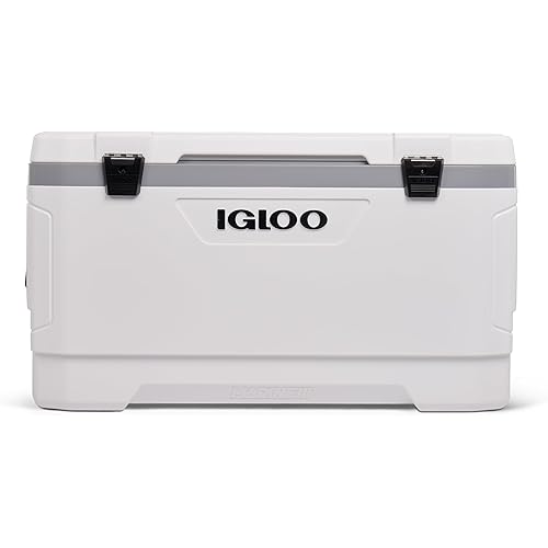 Igloo Coolers Marine Series, Insulated Portable Hard Side Cooler Ice Chest, Great for Fishing, Camping, Boating, & More