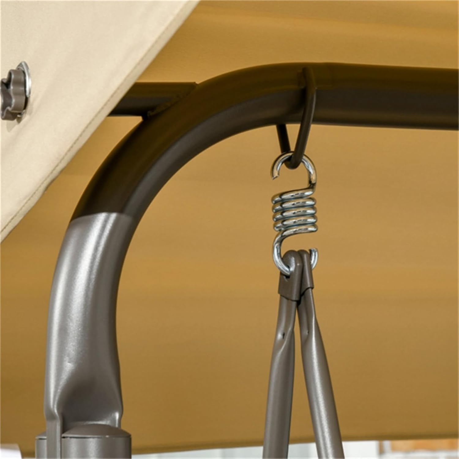 3 Seat Outdoor Porch Swing Comfortable Swing for Kids and Adults Swing Seat for Outdoor Playground